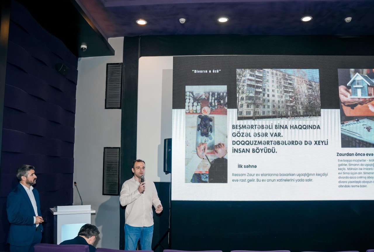 Dövlət dəstəyi ilə istehsal ediləcək film layihələri müsabiqəsi üzrə növbəti pitçinq keçirilib - FOTOLAR